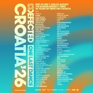 Defected Completes Line-up for Final Croatia Festival